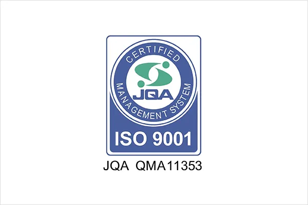 ISO9001 Mark：JQA QMA11353