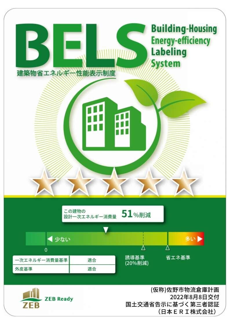 建築物省エネルギー性能表示制度（BELS）ラベル