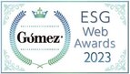 Gomez/ESGサイトランキング優秀企業（2023年）